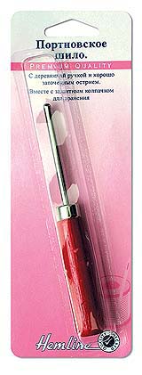 Шило портновское "Hemline" 269 с колпачком 6 мм