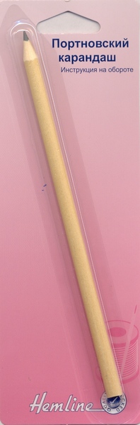 Карандаш "Hemline" 299.GREY, портновский для светлых тканей, серый