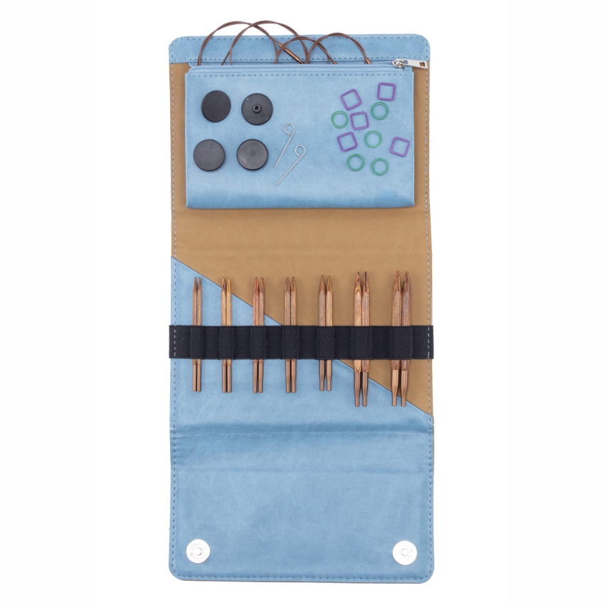 Набор деревянных съемных спиц 10 см Ginger Cubics KnitPro 43302