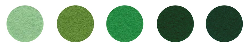 Набор декоративного  фетра FSR1.2 (N5)-11 1,2мм; 22см х 30см (5 листов, 5 цветов)