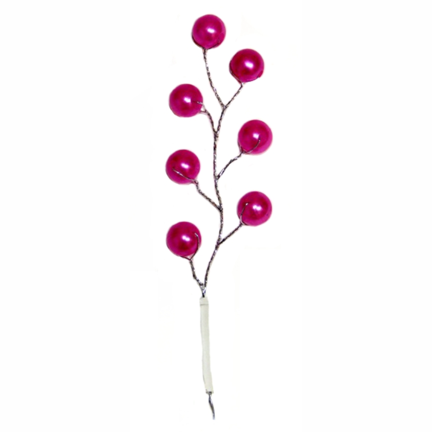 Декоративное украшение "Рукоделие" DKB058B Веточка с жемчужинами