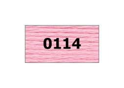 мулине "Gamma"  х/б 24 x 8 м 0114, св.розовый