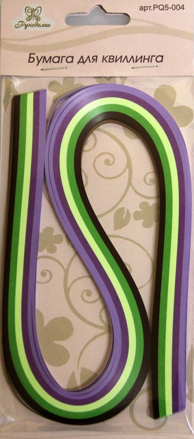 Бумага  для квиллинга "Рукоделие" 100 полос/упак. 5мм ширина PQ5-004