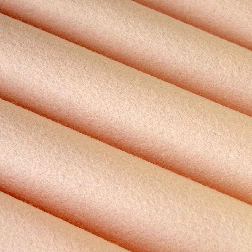 Набор декоративного фетра, 1,00 мм; 22 см х 30 см (5 листов, крем-брюле)