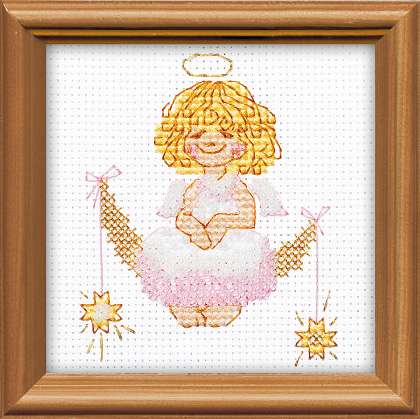 Набор для вышивания «Сотвори Сама» 1315 Ангел 10х10 см