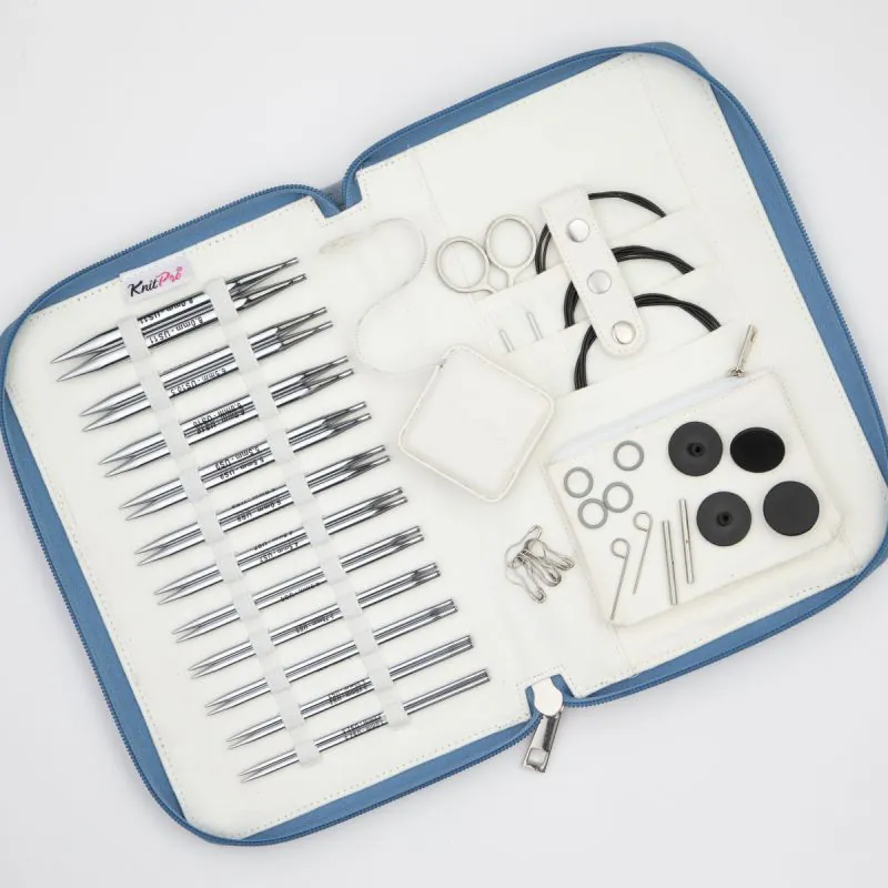 Набор съемных латунных спиц (королевский) Regal 13 см Nova KnitPro 10622