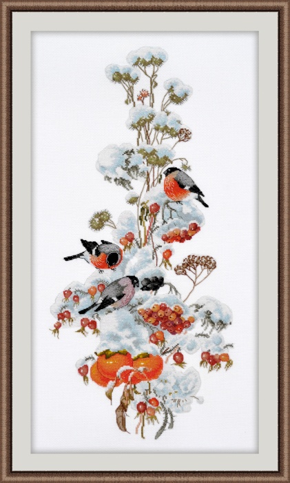 Набор для вышивания «Овен» 950 Зимняя композиция,20*44 см
