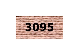 мулине "Gamma"  х/б 24 x 8 м 3095, розово-бежевый