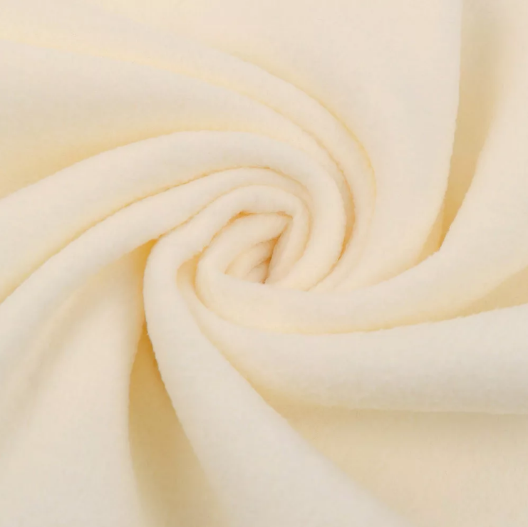 Ткань Флис FG-001 50 х 50 см 100% полиэстер №127 цвет кремовый