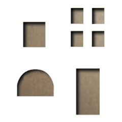 Форма для вырубки на магнитной основе Мини-отверстия Movers & Shapers Die, 657215