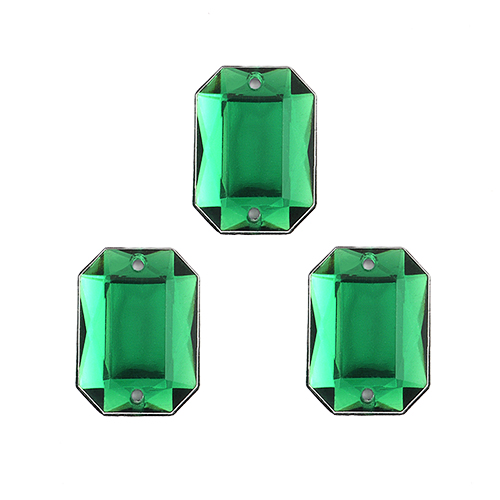 Стразы пришивные акриловые MAGIC 4 HOBBY арт.MG.AF.02 13x18 мм прямоугольник уп.5х20 ш