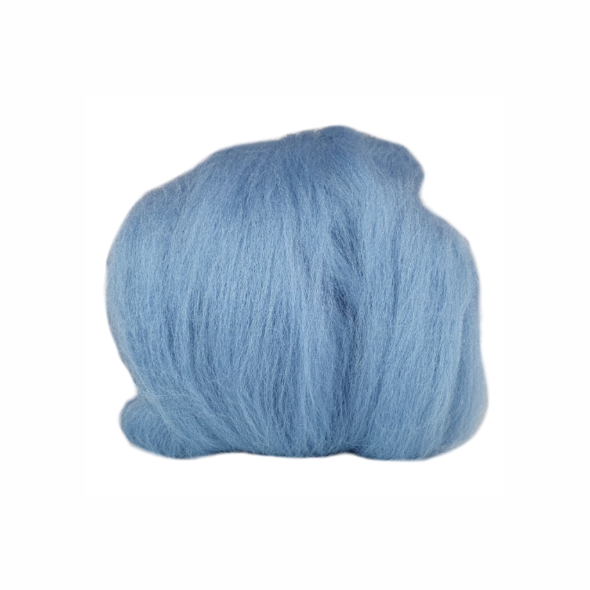 Лента для валяния 100% полутонкая шерсть 500 г ( 50 г.х 10 шт.)160, северное море