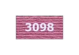 мулине "Gamma"  х/б 24 x 8 м 3098, сиренево-розовый