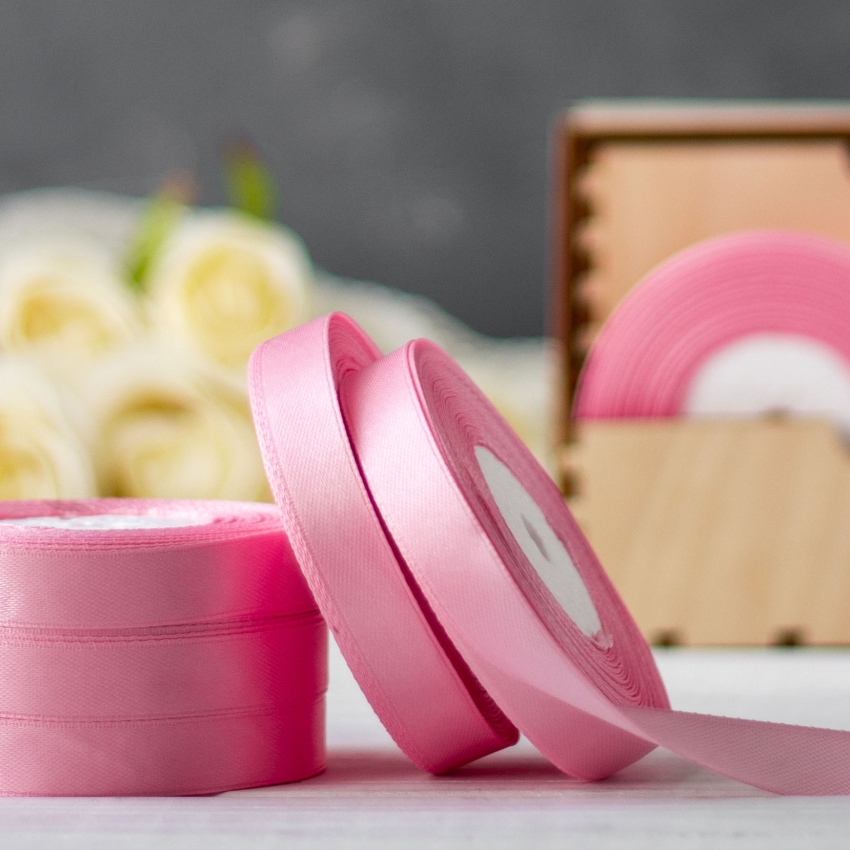 Лента атласная 12мм x 25м 1020 (1 шт)