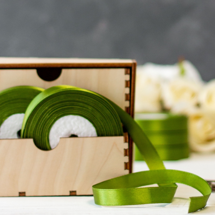 Лента атласная 12мм x 25м 1122 (1 шт)