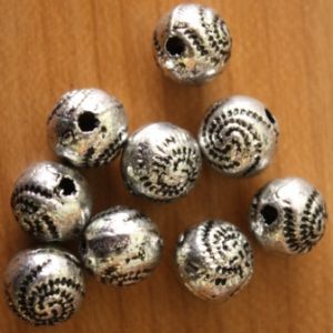 Бусы полимерные (0404-3584, 250 г, 9,5*9,5 мм)