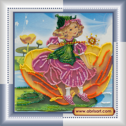 Набор АБРИС АРТ АМ-047 Юная волшебница 15 х15 см