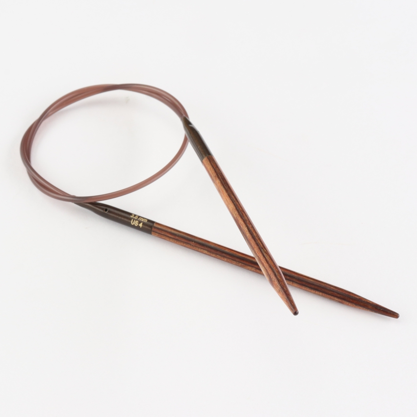 Спицы деревянные круговые Ginger KnitPro, 40 см, 3.50 мм 31047