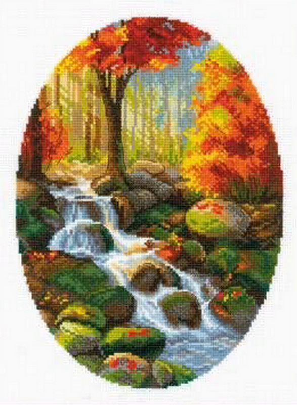 Набор для вышивания «Риолис» 1978 «Краски осенней листвы» 30*40 см