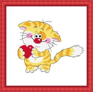 Набор для вышивания «Сделано с любовью» ШМ-009 Моему котенку