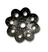 Розетка для бус "Zlatka" DR-013 50 шт. (03 под черный никель)