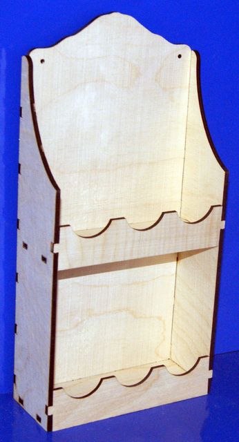 Полочка для специй двухъярусная №5 14х6х30