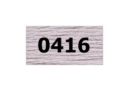 мулине "Gamma"  х/б 24 x 8 м 0416, св.серый