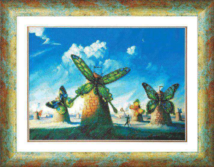 Набор для вышивания «Чарівна Мить» Б-586 Фауна в Ла-Манше ( по мотивам картины В.Куш) 44*30,5 см