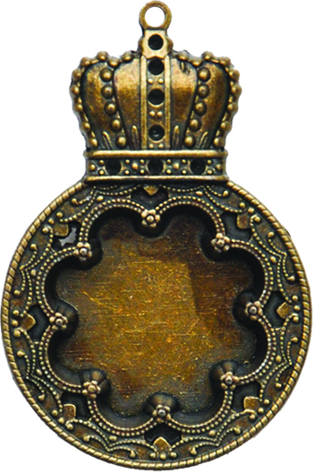 Заготовки для украшений «Rose Mediallion» (Бронза) Заготовки для украшений «Rose Mediallion» (Бронза)