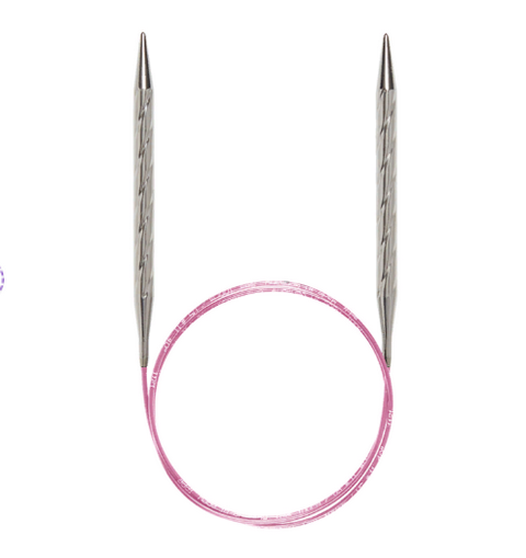 Спицы метал. круговые супергладкие AddiIUnicom, №3.25 120 см.