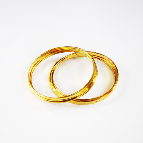 Проволока с памятью для браслета "Астра" 7705125, 2шт*10 витков	 (цвет: золото)