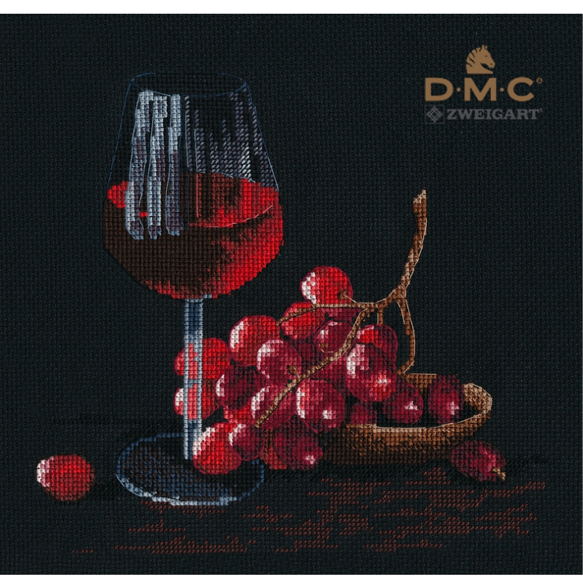 Набор для вышивания «Овен» 1404 Бокал вина 21*20 см