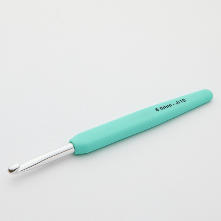 Крючок для вязания алюминиевый односторонний Waves KnitPro, 6.00мм 30943