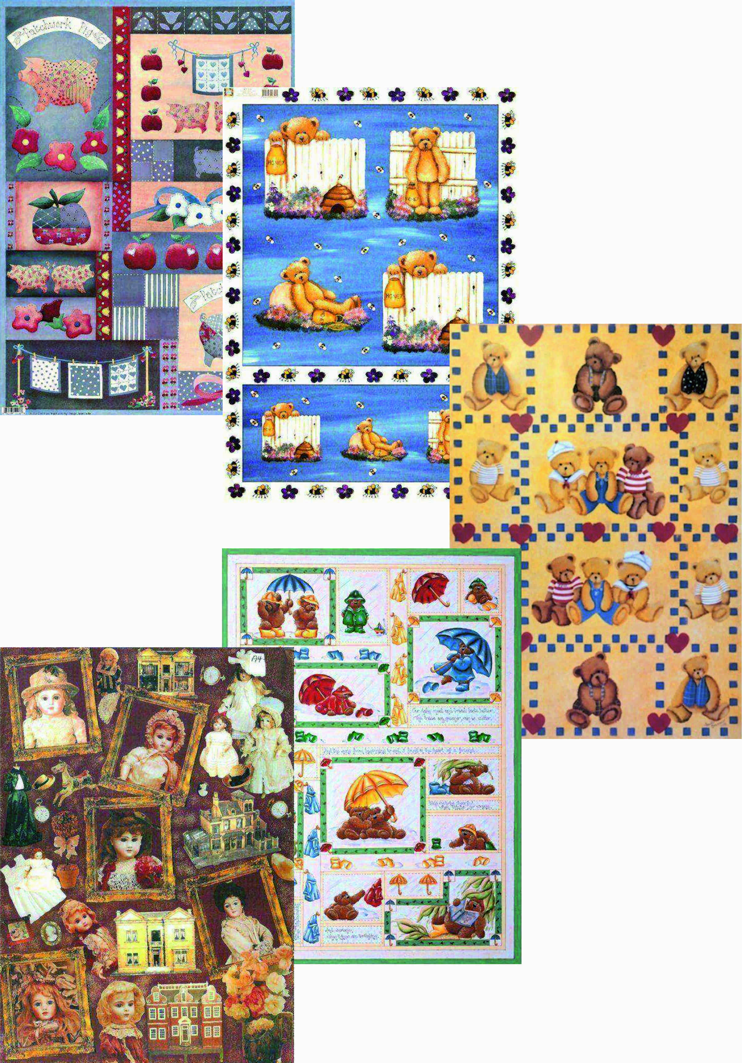 Набор бумаги для декупажа «Рукоделие» PTP(N)-014