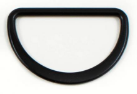 Полукольцо MF01 Blk 40 mm.  6 шт.