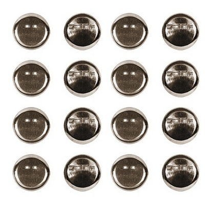 Булавка стальная "Zlatka" DC-201/5-03, d=2.4 см, 5 шт/упак, №03 под черный никель