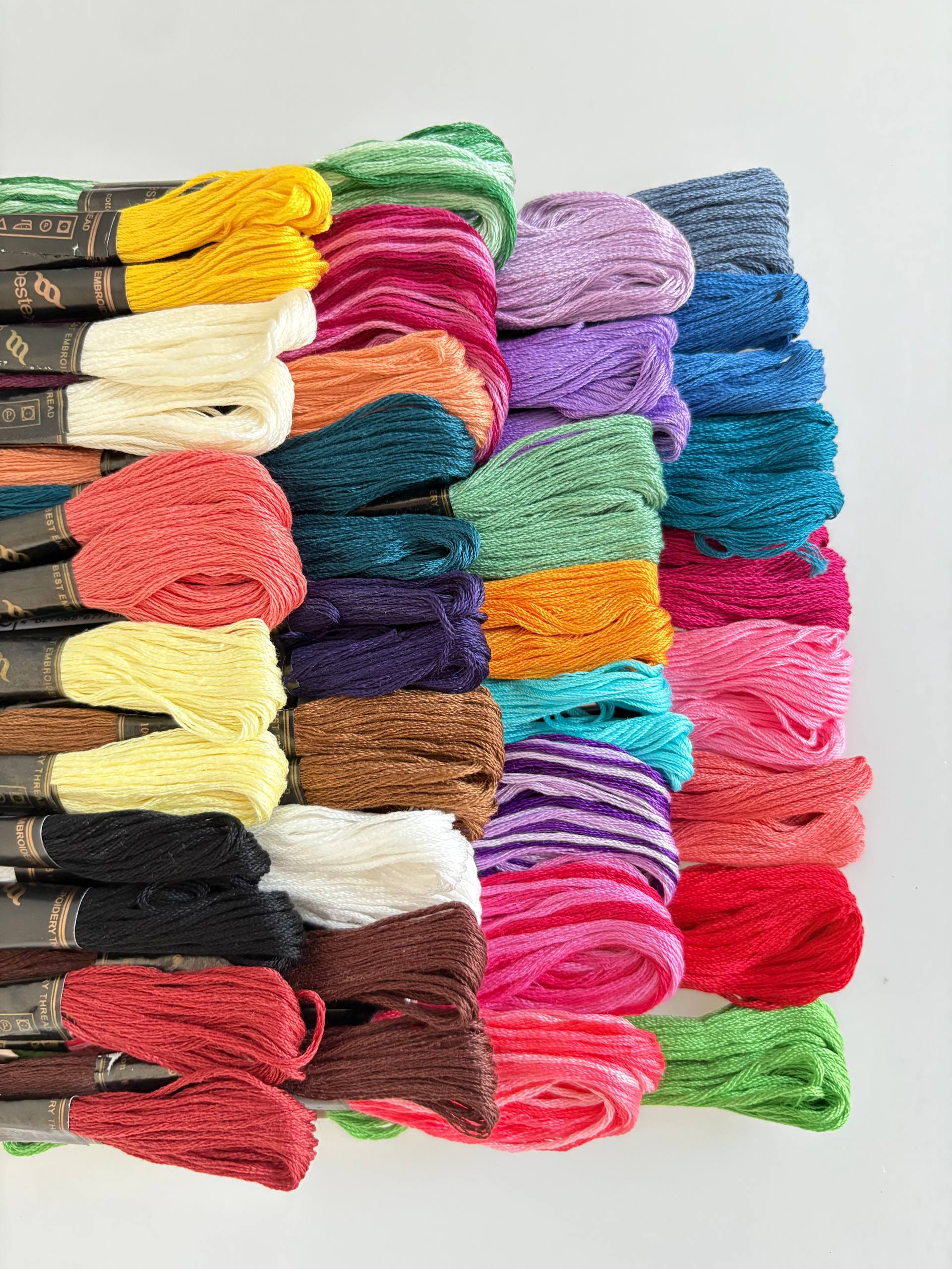 Набор мулине №3 Bestex, хлопок, пасма (60 шт. х 8 м)