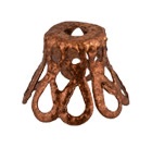 Розетка для бус "Zlatka" DC-005/5 №05 под медь (5 шт.)