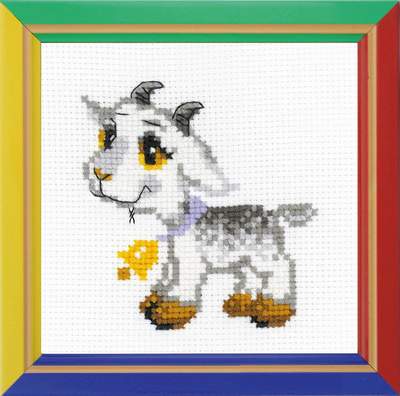 Набор для вышивания «Весёлая Пчёлка» НВ154 Серенький козлик 13x16 см