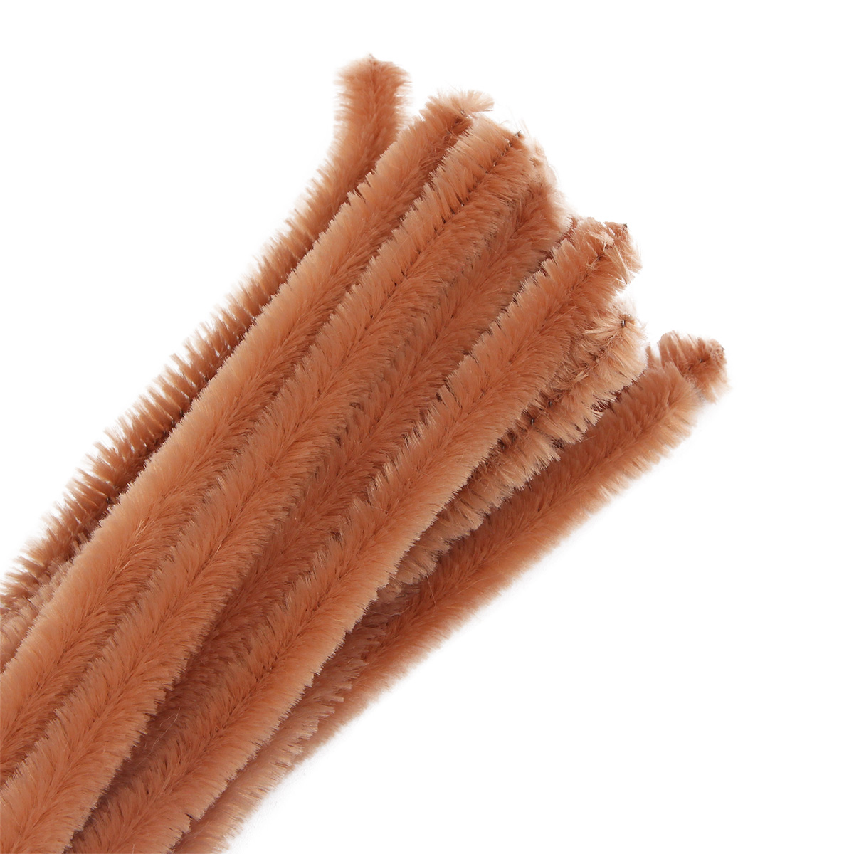 Синель-проволока "Астра", 12 мм*30 см, 15 шт/упак. цв. А-045 св.коричневый