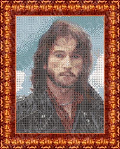 Рисунок-схема на ткани «Каролинка» КБЛ 3028 Игорь Тальков