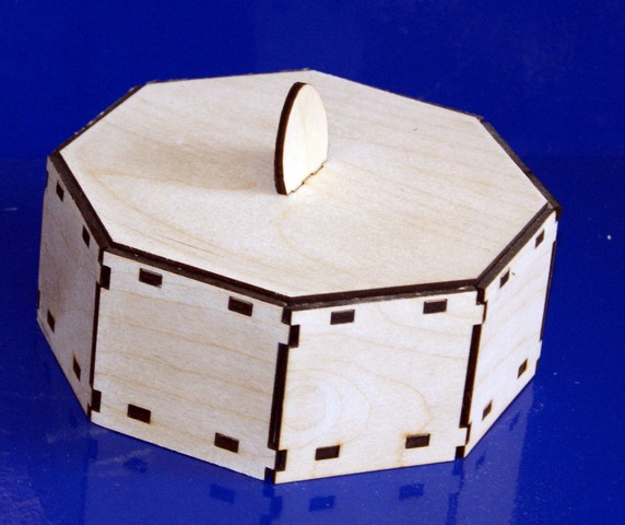 Шкатулка 8 граней 15х6см (большая)