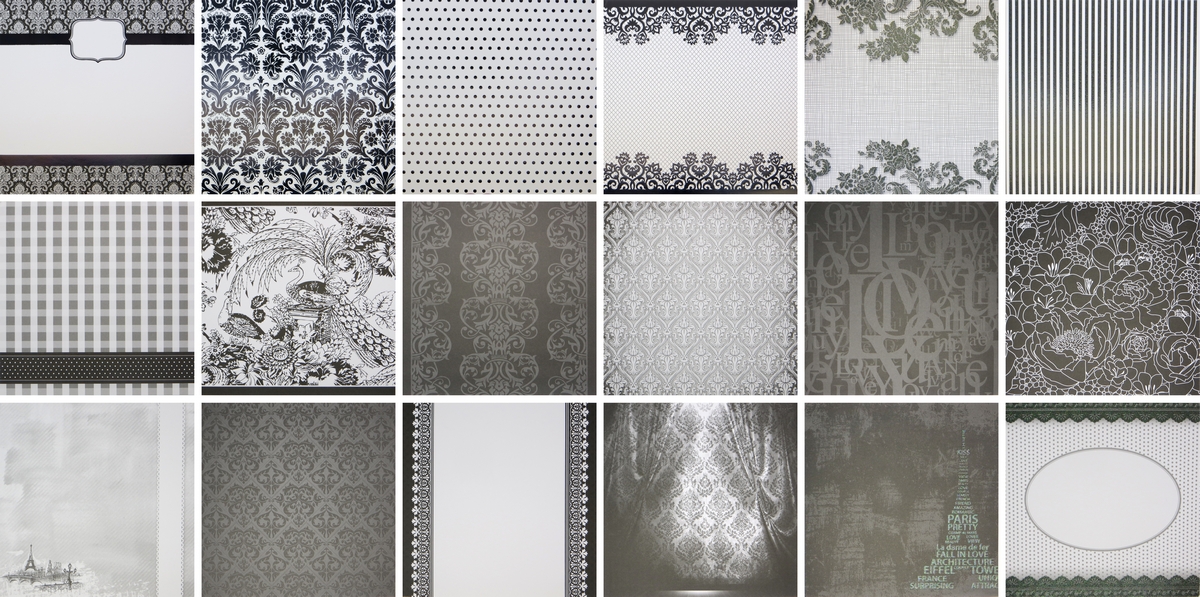 Набор бумаги «Artie» 30,5х30,5 см Рукоделие™ 210940-002 NORI ET BLANC