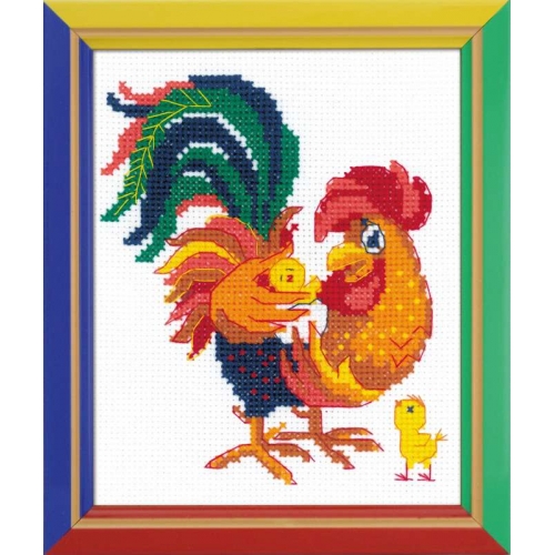 Набор для вышивания «Весёлая Пчёлка» НВ151 Папины детки 16*13 см