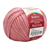 Кроха, пряжа для ручного вязания (21, брусника)