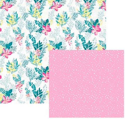 Двусторонняя упаковочная бумага глянцевая «Stilerra» 100 x 70 см, цвет 25 нежность