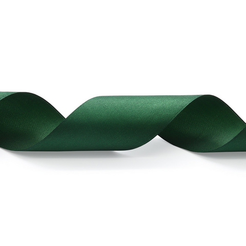Лента атласная 5,0 см х 22,86 м цв.126 темно-зеленый