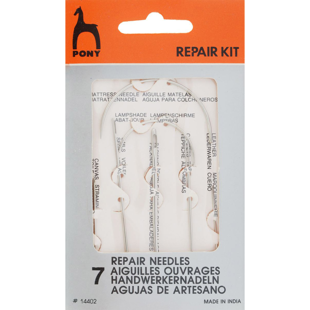 Ремонтный набор (простое ушко) 7 шт. PONY 14402