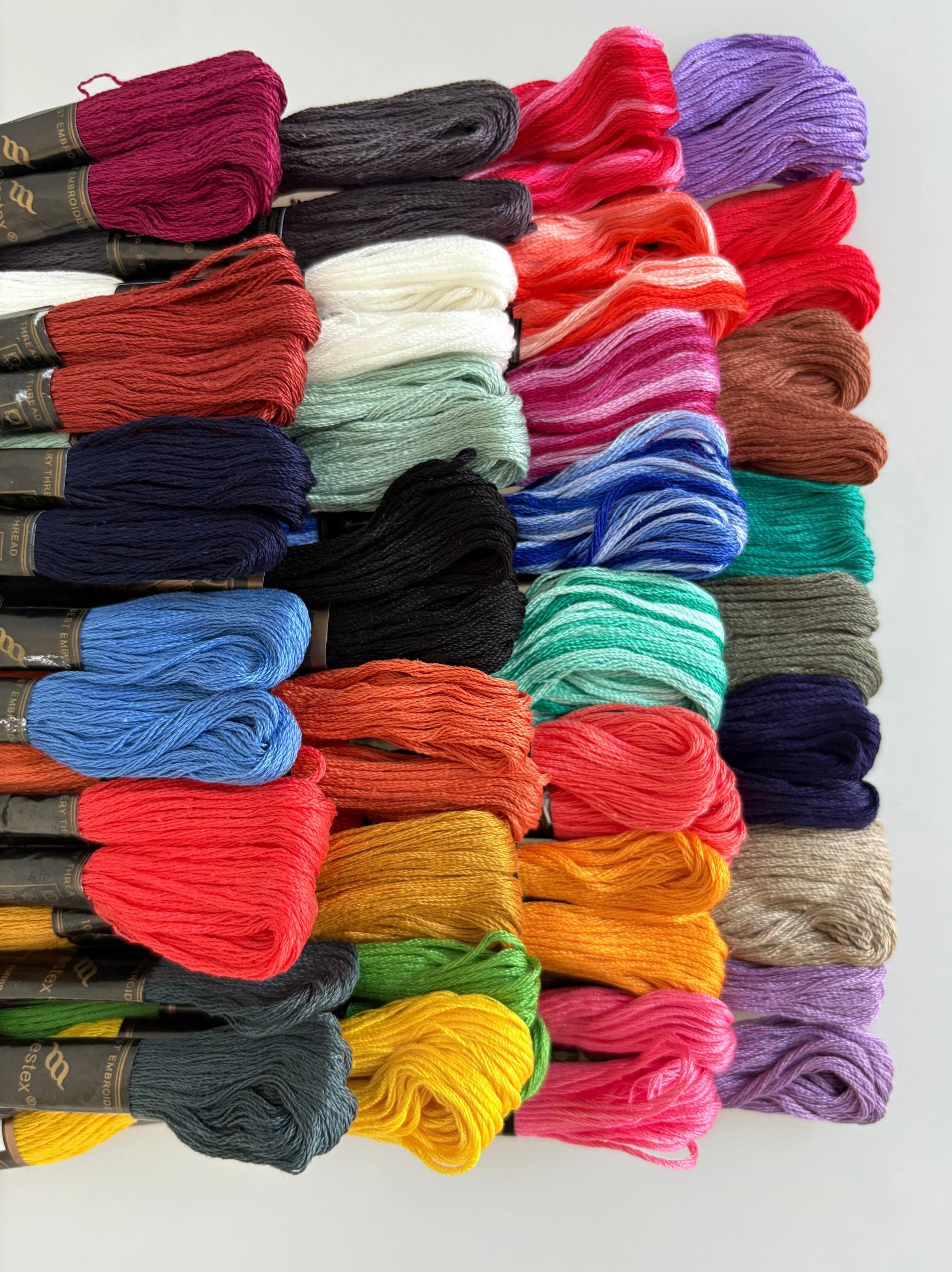 Набор мулине №2 Bestex, хлопок, пасма (60 шт. х 8 м)