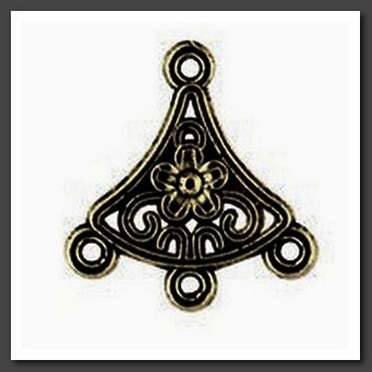 Коннектор MFC-06 "Zlatka" 2х1.9 см 10 шт под античную т.бронзу